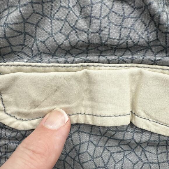 Howler Brothers Shorts Mens 32 Gray Geometric Boardshort Swim Trunks Hybrid - Picture 3 of 8